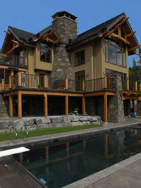 Samuelson Timberframe Design - Bragg Creek Timber Frame craftsman style homes